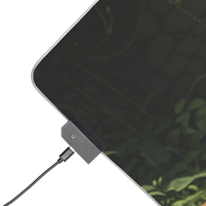 Lara Croft Schreibtischunterlage – LED RGB-Pad, Waifu Anime-Mädchen Gaming-Setup