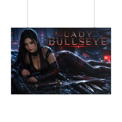 Lady Bullseye Comic Poster Character Wall Art Collector Room Decor Art Print