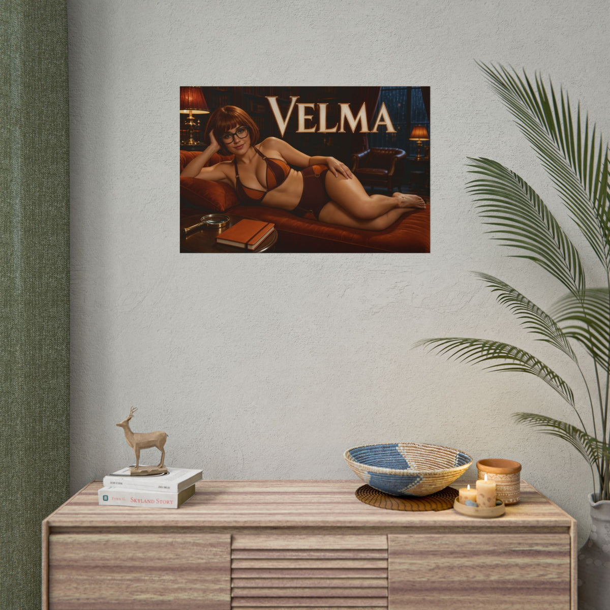 Velma Scooby Doo Cartoon Poster Character Wall Art Room Decor Collectible Print