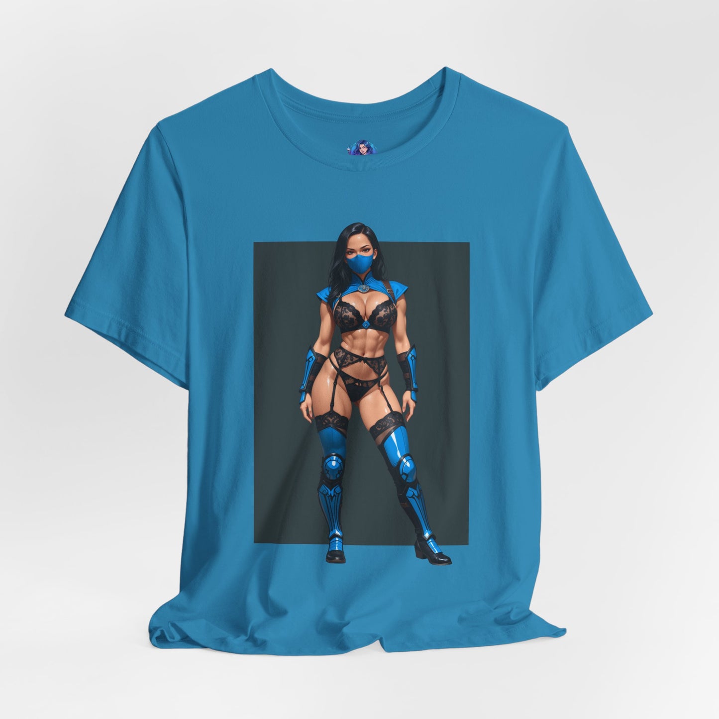 Kitana T-Shirt | Mortal Kombat Grafik-T-Shirt für Gamer &amp; Anime-Fans | Prinzessin Kriegerin Shirt
