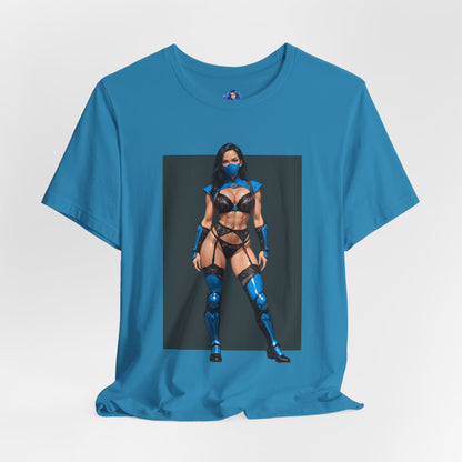 Kitana T-Shirt | Mortal Kombat Grafik-T-Shirt für Gamer &amp; Anime-Fans | Prinzessin Kriegerin Shirt