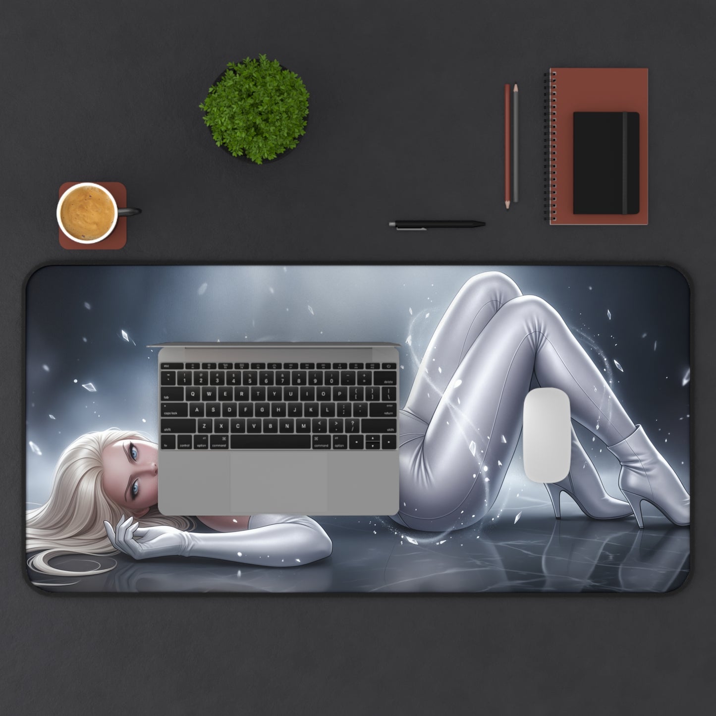 Marvel Mouse Pad, Emma Frost Desk Mat, Large Desk Pad
