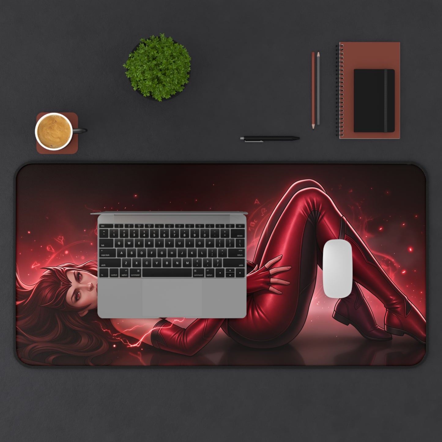 Marvel Mouse Pad, Scarlet Witch Desk Mat, Large Desk Pad