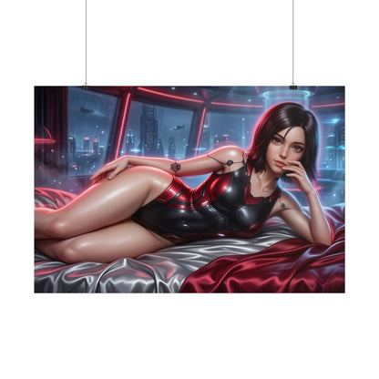 Alita Battle Angel Poster, Anime Wall Art, Sci Fi Poster Decor