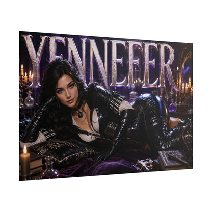 Yennefer of Vengerberg Poster The Witcher Gaming Wall Art Character Room Decor