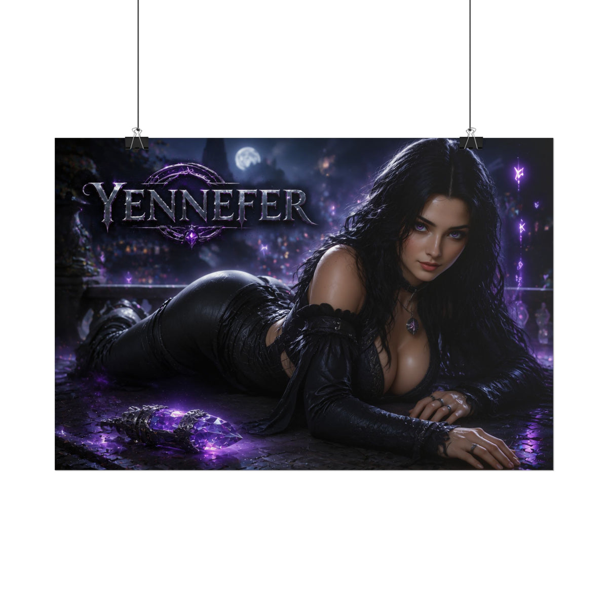 Fantasy Wall Art Yennefer The Witcher Poster Room Decor Collector Gift Art Print