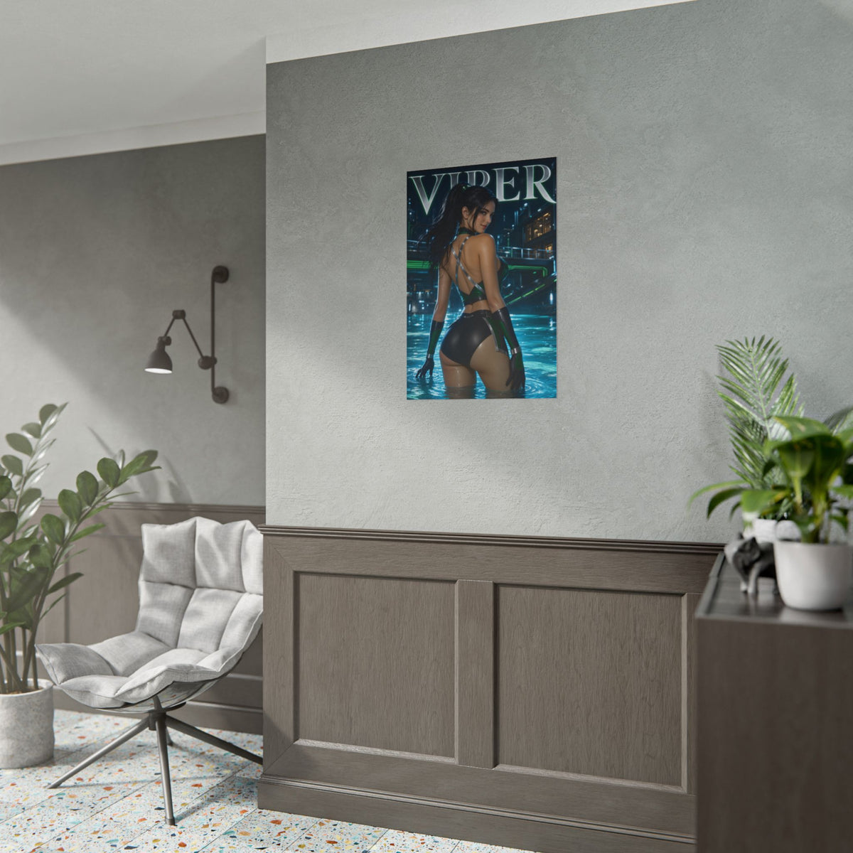Viper Valorant Gaming Poster Wall Art Gamer Room Decor Collectible Print