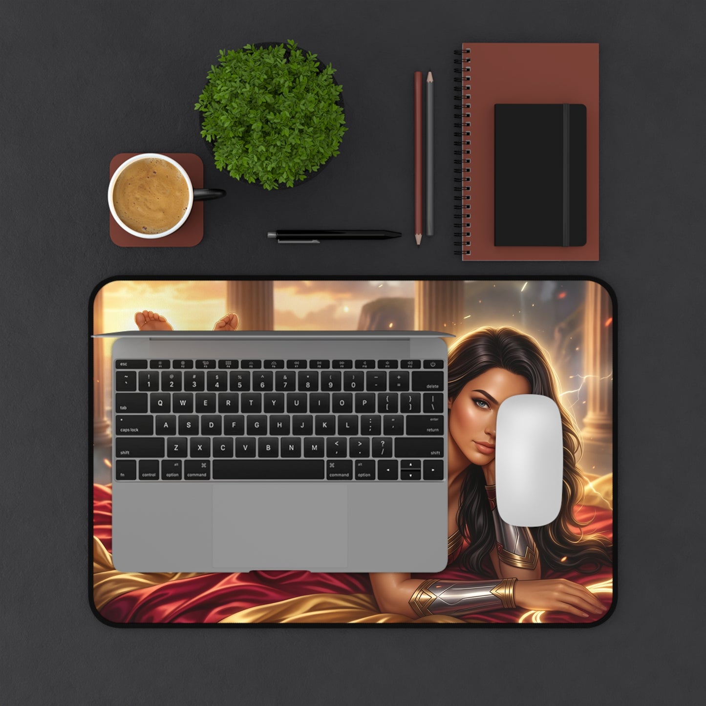 DC Comics Mouse Pad, Wonder Woman Desk Mat, XXL Pad