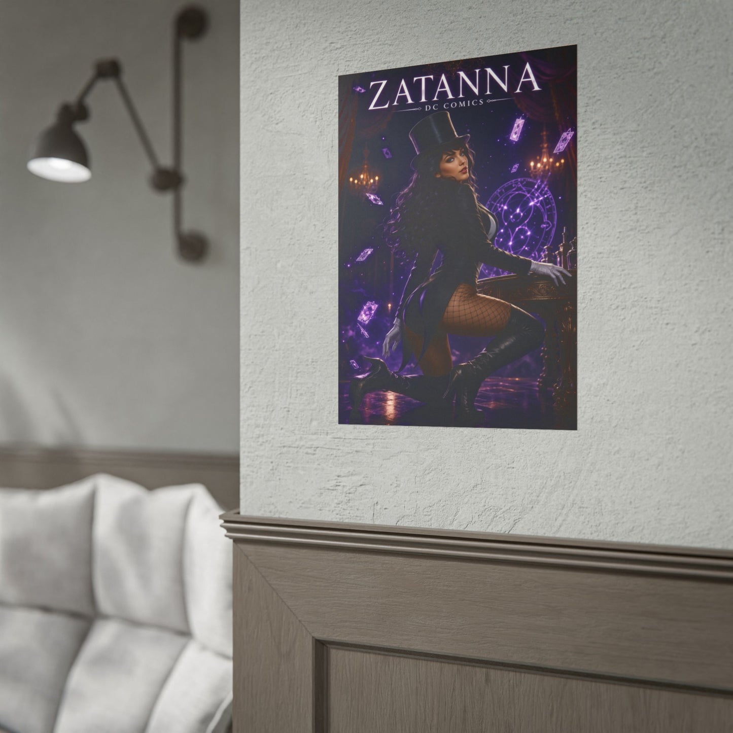 Zatanna Poster, DC Comics Wall Art, Magic Print, Superhero Decor
