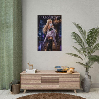 Lili Rochefort Poster, Tekken Wall Art, Gaming Print, Pin Up Decor