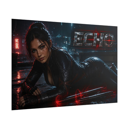 Comic Wall Art Echo Poster Heroine Room Decor Collectible Character Print
