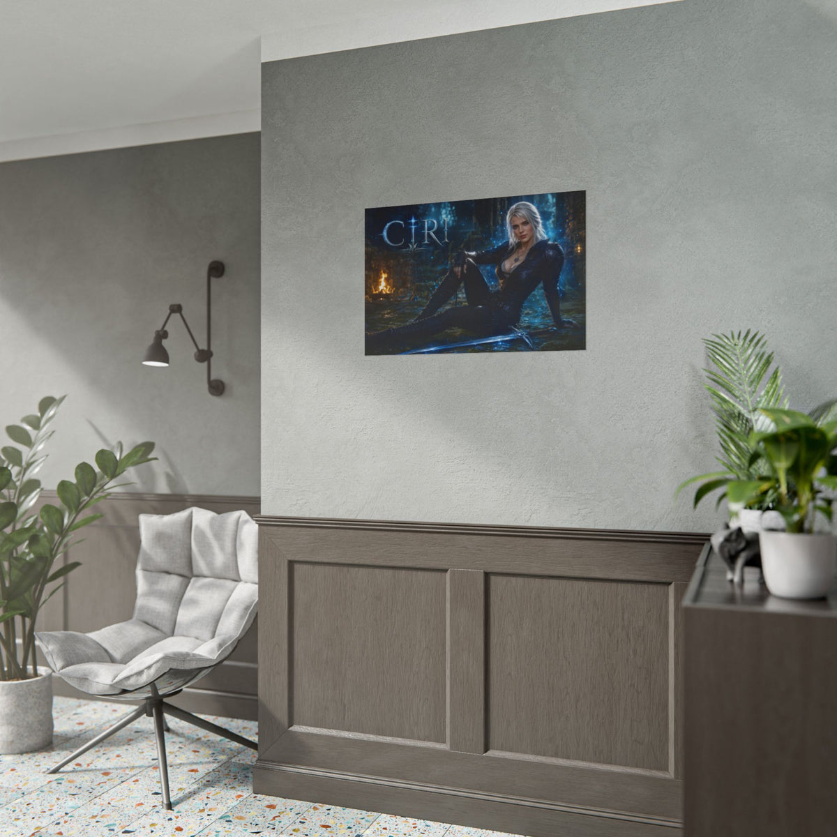 Fantasy Wall Art Ciri The Witcher Poster Room Decor Collector Gift Art Print