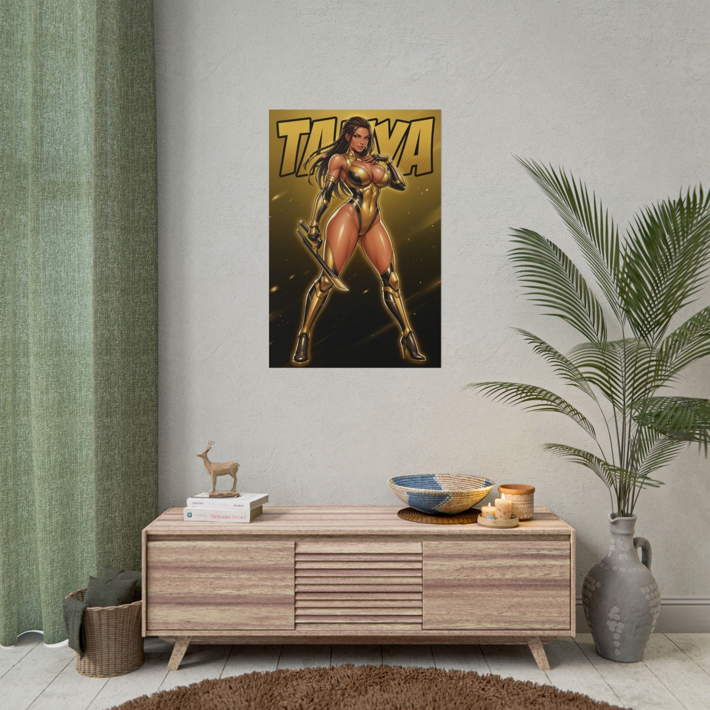 Tachy Art Print, Stellar Blade Poster, Futuristic Combat Girl Wall Art, Sci Fi Game Decor, Gamer Gift Idea