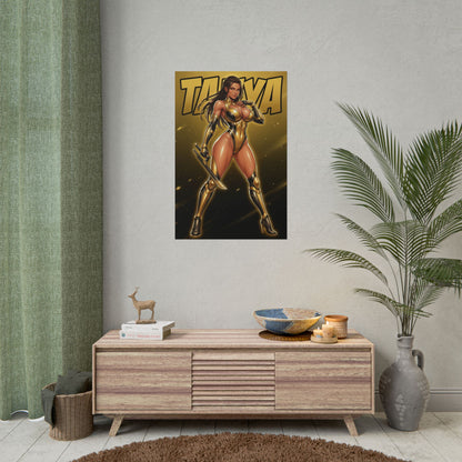 Tachy Art Print, Stellar Blade Poster, Futuristic Combat Girl Wall Art, Sci Fi Game Decor, Gamer Gift Idea