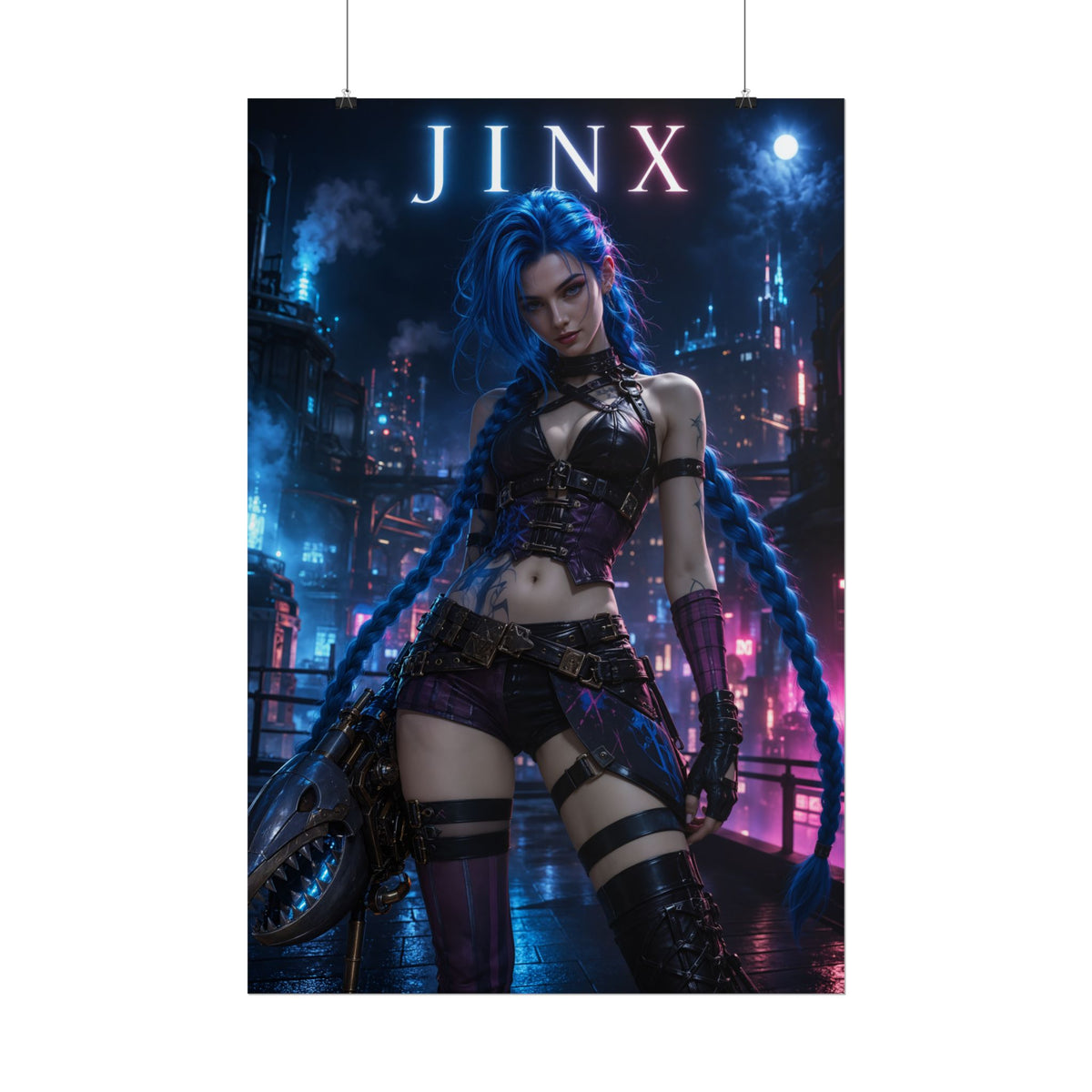Copy of Arcane Jinx Poster League of Legends Wall Art Print Decor