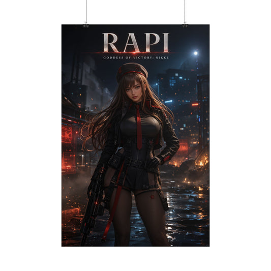 NIKKE Rapi Sci Fi Collectible Anime Poster Wall Art Print for Gamer Room