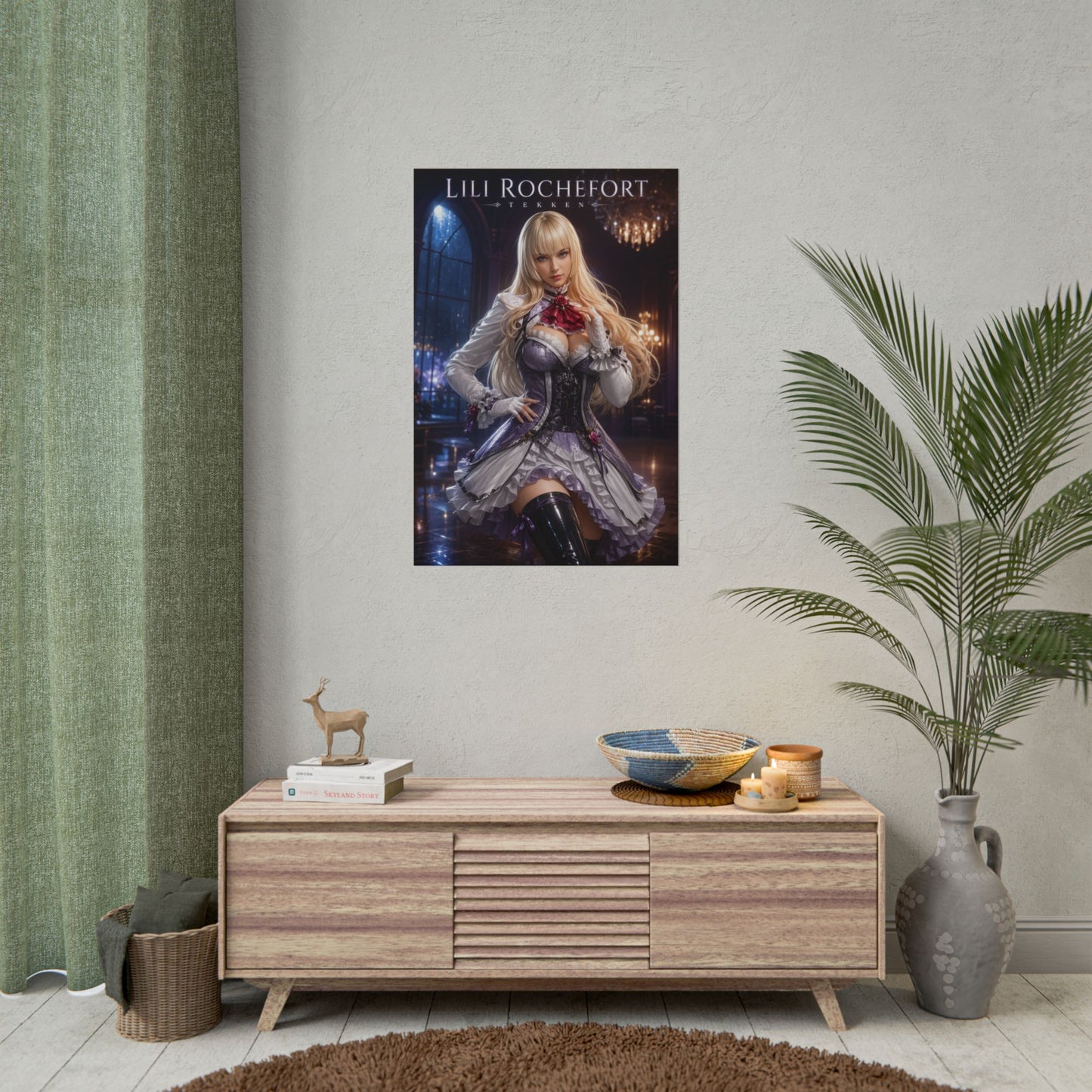 Lili Rochefort Poster, Tekken Wall Art, Gaming Poster, Room Decor