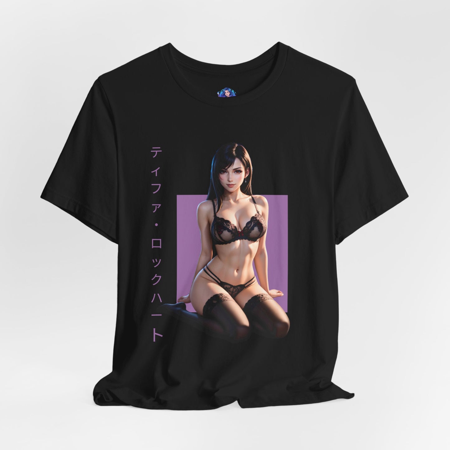 Tifa Lockhart T-Shirt | Final Fantasy VII Shirt für Otaku- und Gamer-Fans | Shirt für starke Heldinnen