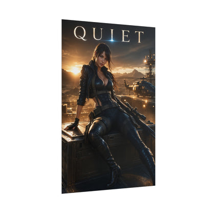 Metal Gear Solid Quiet Poster MGS Gaming Wall Art Print Decor