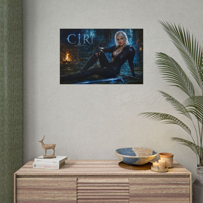 Fantasy Wall Art Ciri The Witcher Poster Room Decor Collector Gift Art Print