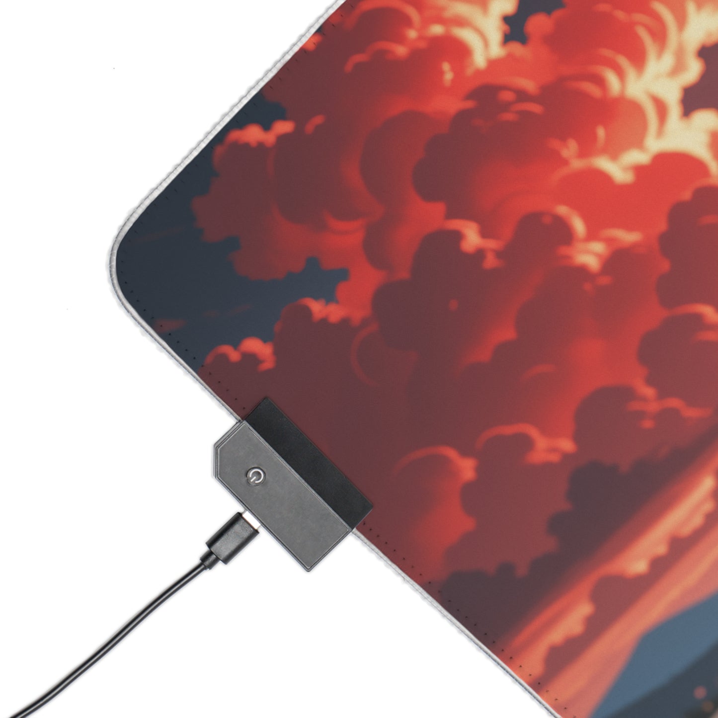 Килимок для столу Asuka Langley – світлодіодний RGB-підсвітлювальний килимок, ігровий комплект для дівчат з аніме Waifu