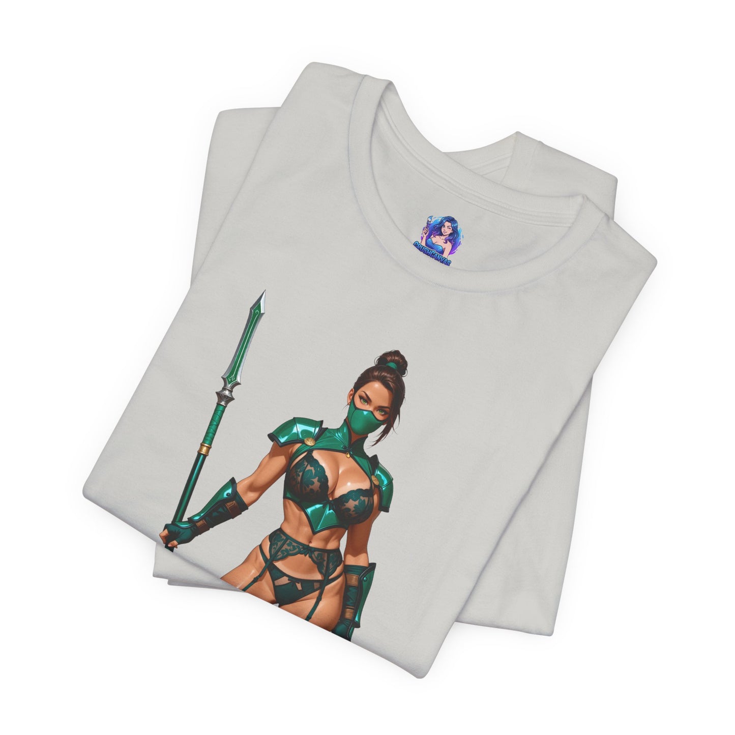 Jade T-Shirt | Mortal Kombat Grafik-T-Shirt für Gamer &amp; Anime-Fans | Krieger-Waifu-Shirt