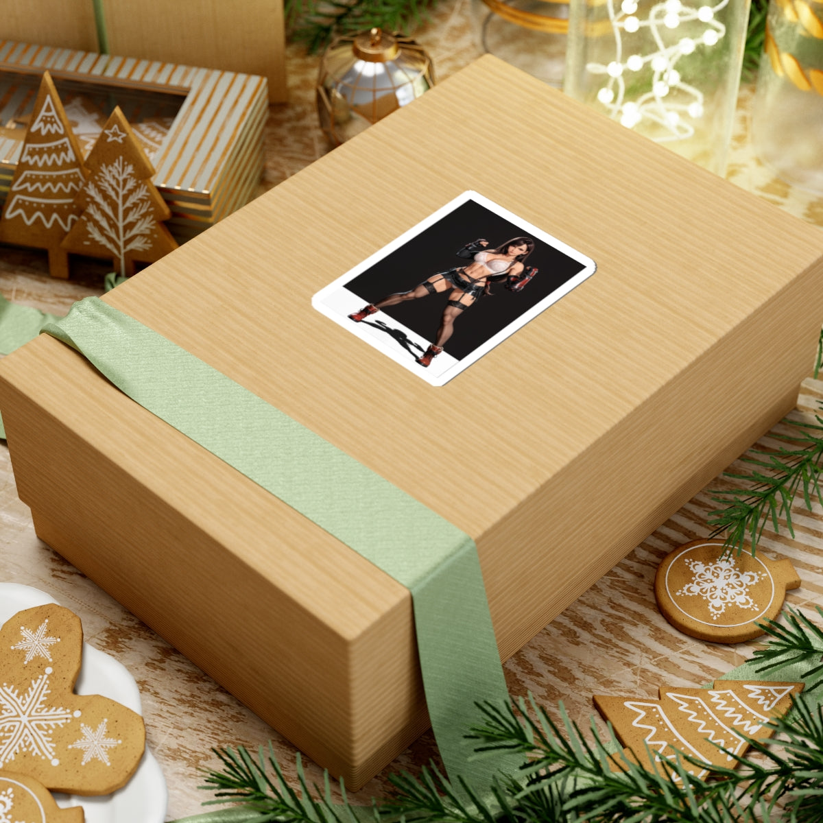 Наклейка Tifa Lockhart – вінілова наклейка з фентезійною дівчиною для ноутбуків, журналів та декору