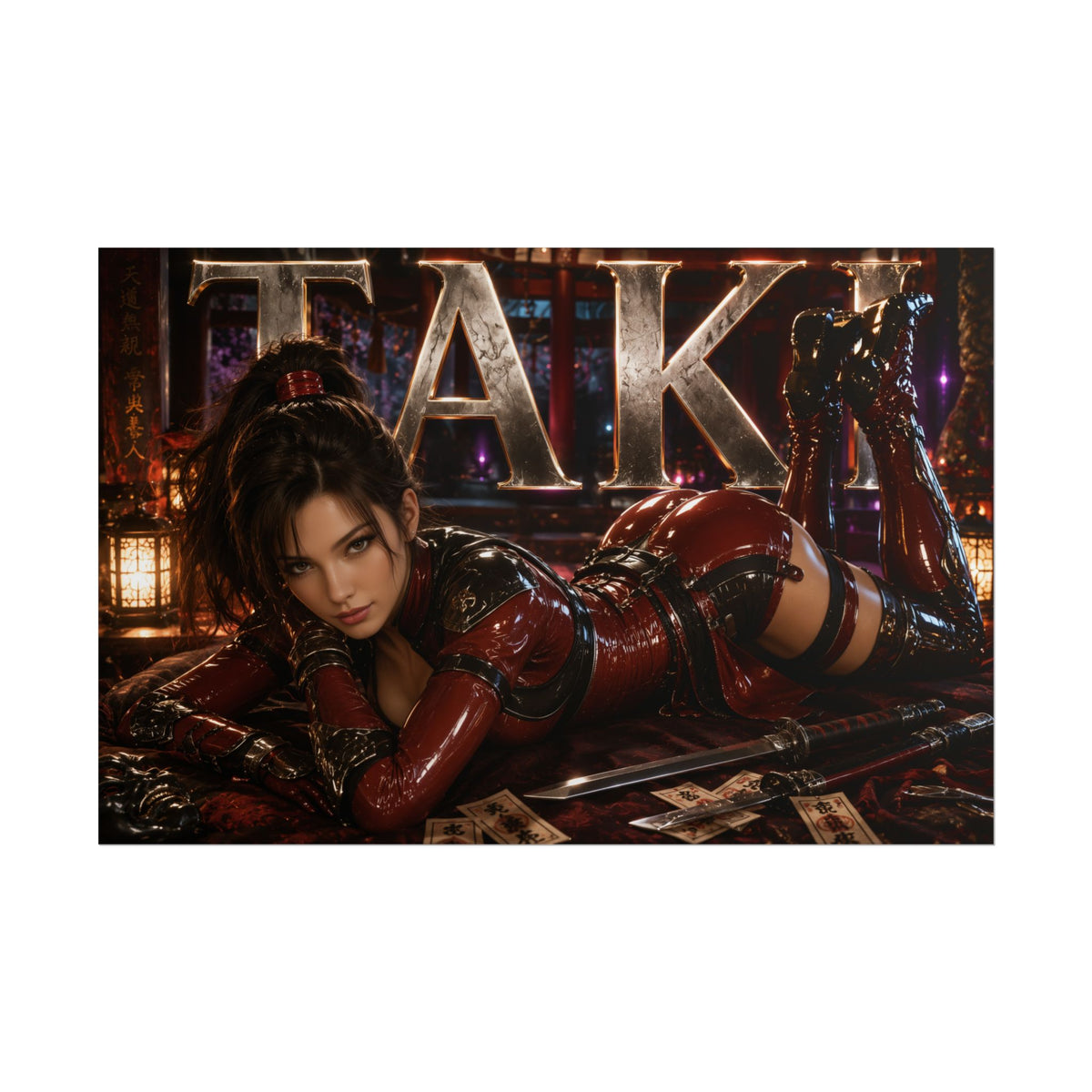 Taki Soulcalibur Poster Gaming Wall Art Gamer Room Decor Collectible Print