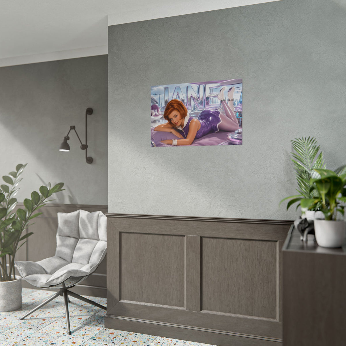 Retro Wall Art Jane Jetson The Jetsons Poster Character Room Decor Art Print