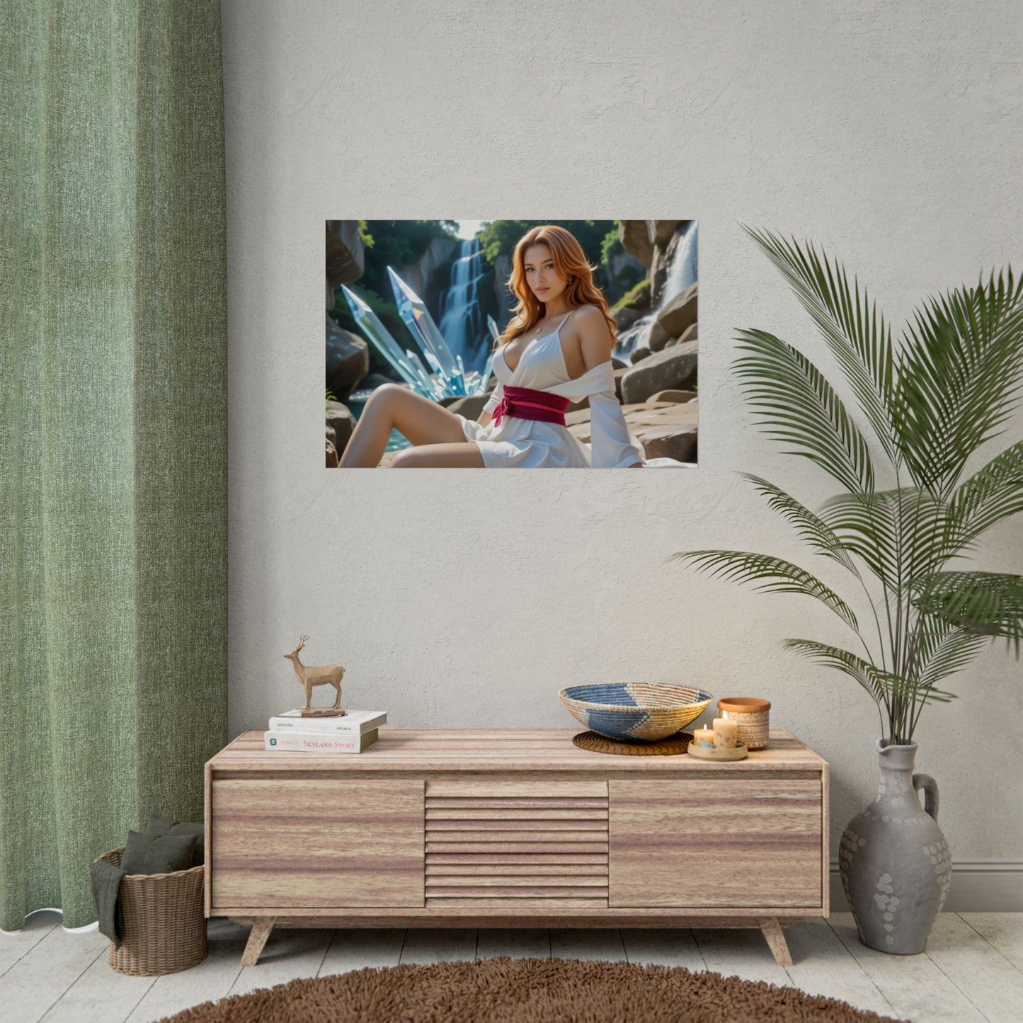 Настінний плакат Цунаде | Настінне мистецтво Хокаге Вайфу для кімнати з аніме