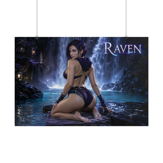 Raven Comic Poster Character Wall Art Collector Room Decor Art Print