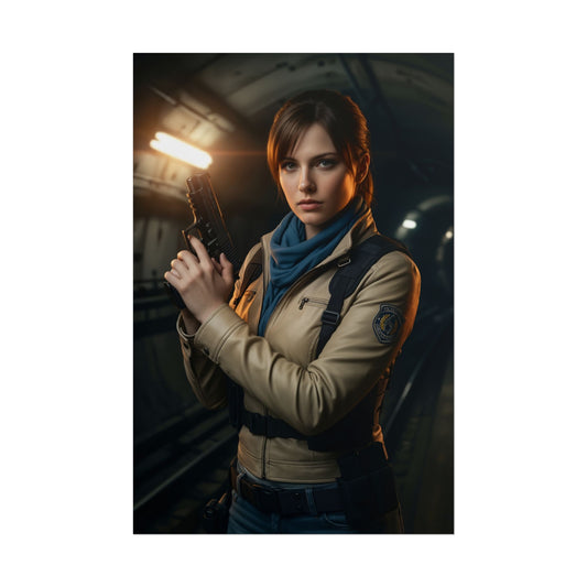 Sherry Birkin Poster – Resident Evil Wandkunst-Print, Survival-Charakter-Deko