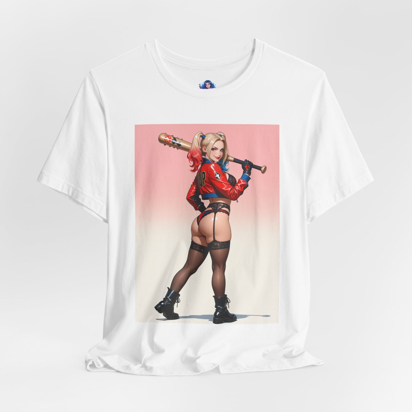 Harley Quinn T-Shirt | DC Comics Waifu-Shirt für Gamer &amp; Fans | Sexy Clown-Girl-Shirt