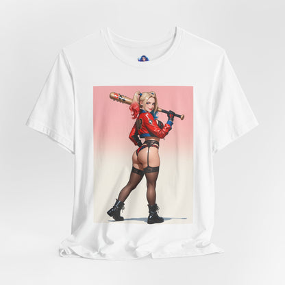 Harley Quinn T-Shirt | DC Comics Waifu-Shirt für Gamer &amp; Fans | Sexy Clown-Girl-Shirt