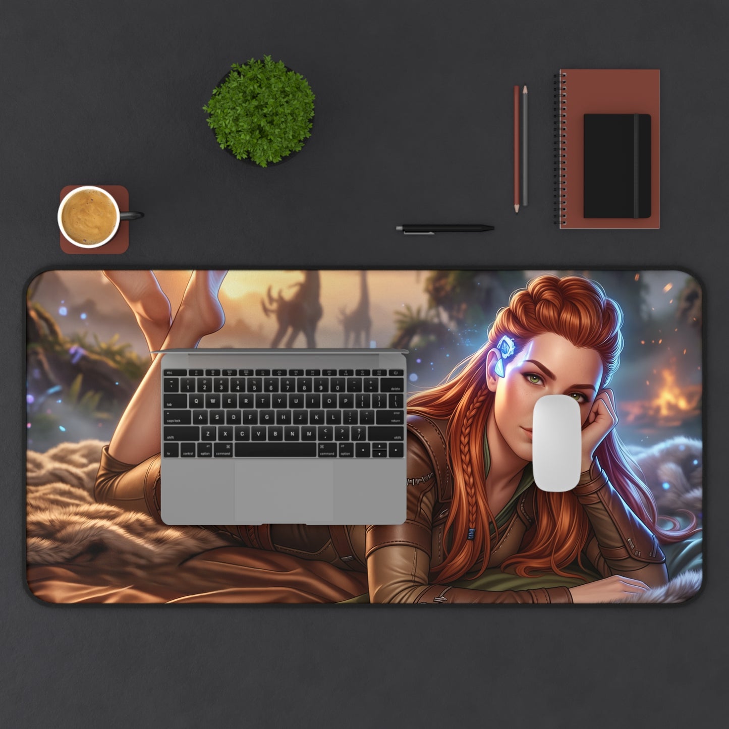 Horizon Mouse Pad, Aloy Desk Mat, Large Gaming Pad XXL