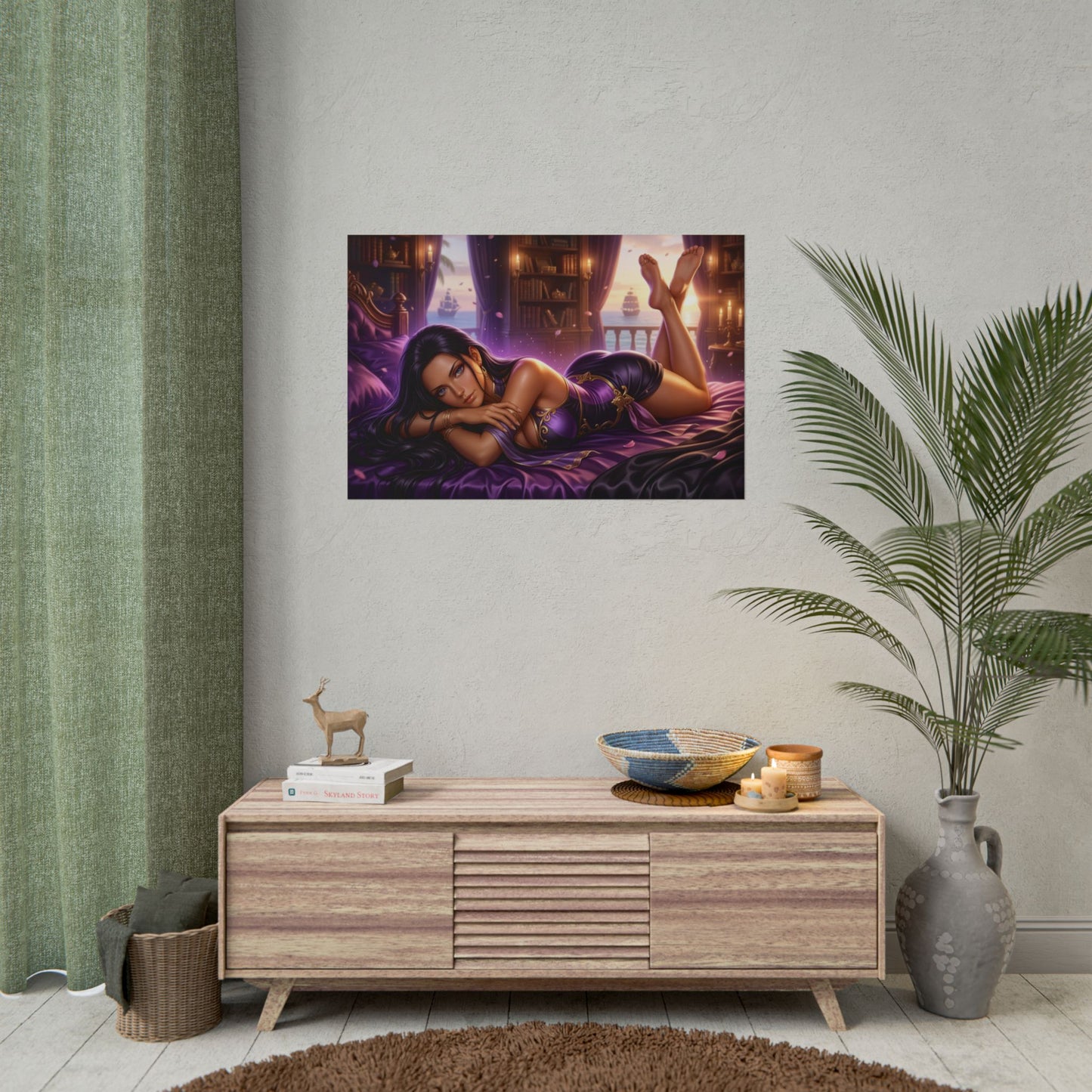 Nico Robin Poster, One Piece Wall Art, Anime Print, Room Decor