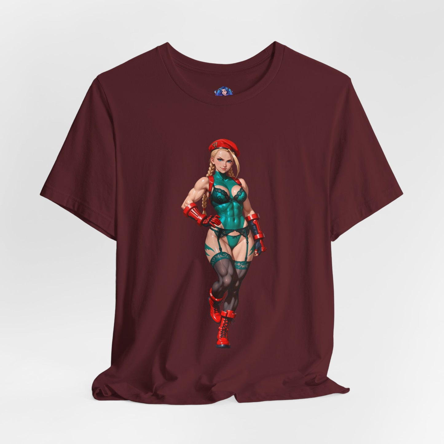 Cammy White T-Shirt | Street Fighter Grafik-T-Shirt für Gamer &amp; Anime-Fans | Waifu-Shirt