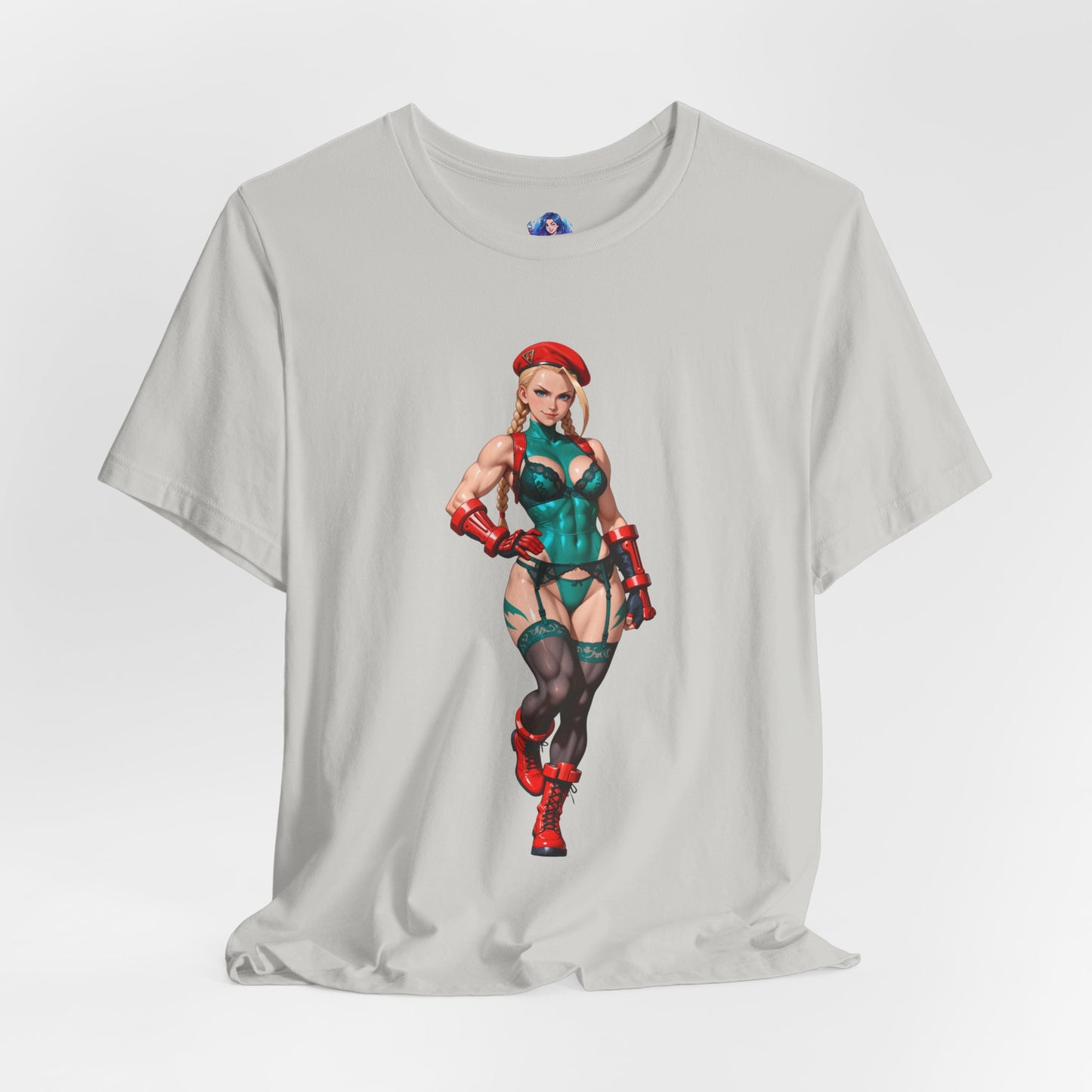 Cammy White T-Shirt | Street Fighter Grafik-T-Shirt für Gamer &amp; Anime-Fans | Waifu-Shirt