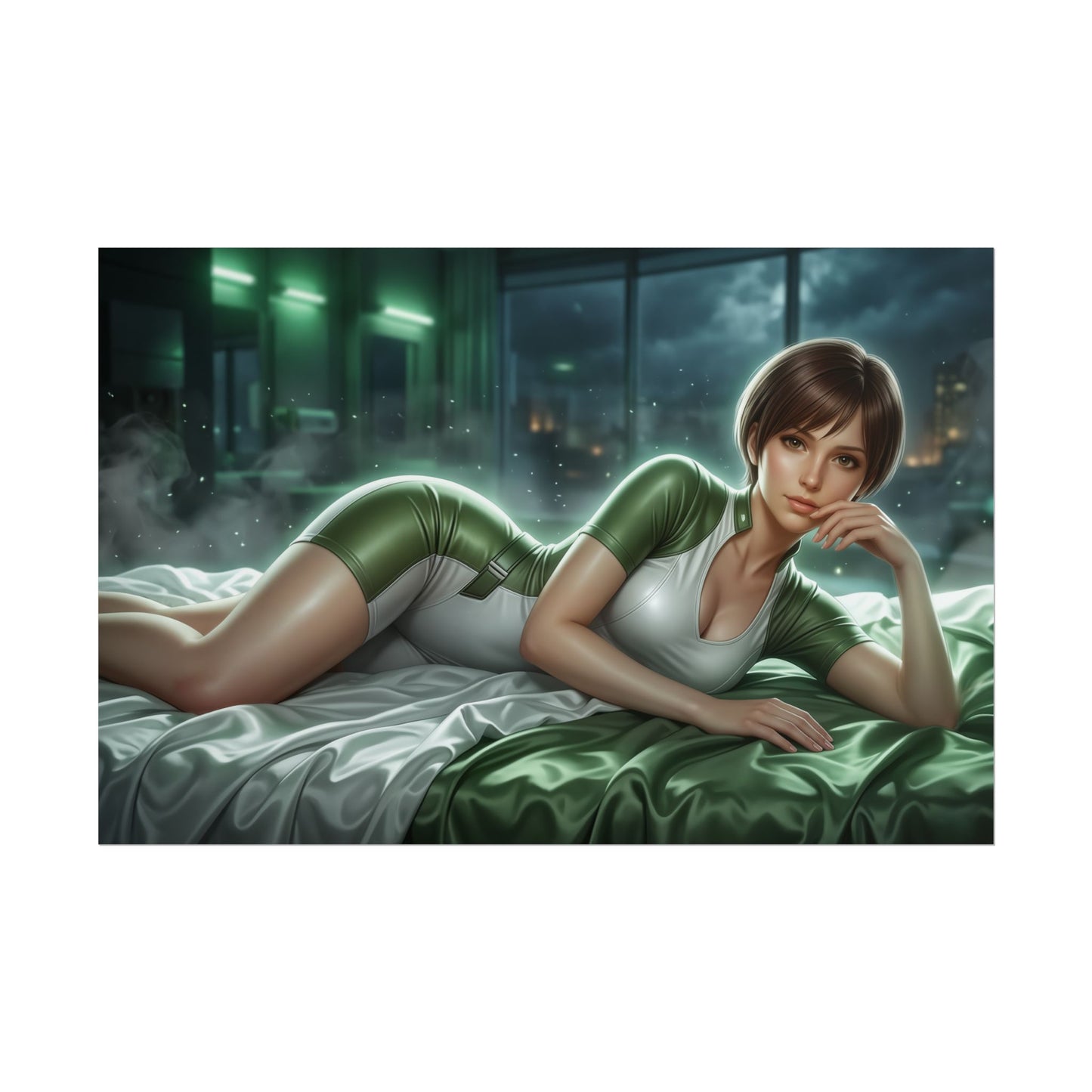 Rebecca Chambers Poster, Resident Evil Wall Art, Gaming Print Decor