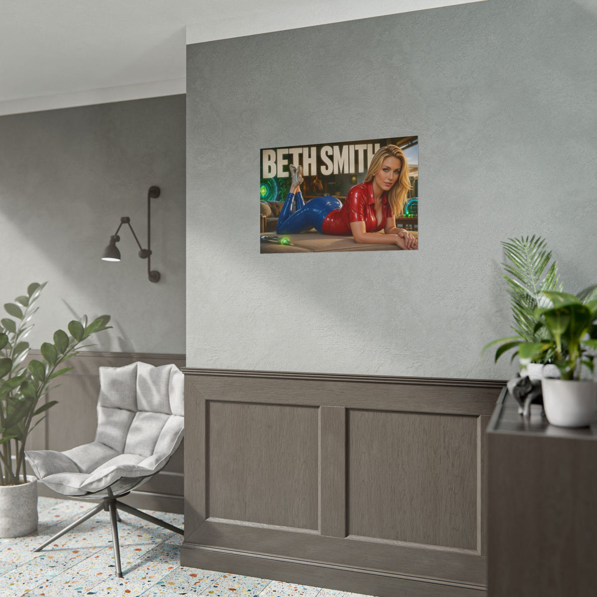 Cartoon Wall Art Beth Smith Rick and Morty Poster Room Decor Character Print