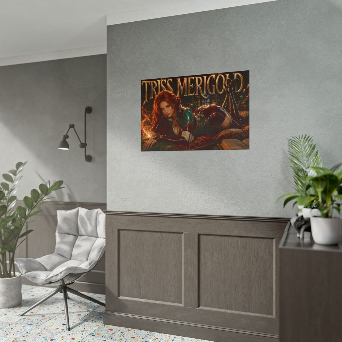 Triss Merigold The Witcher Wall Art Poster Gaming Decor Collectible Gamer Gift
