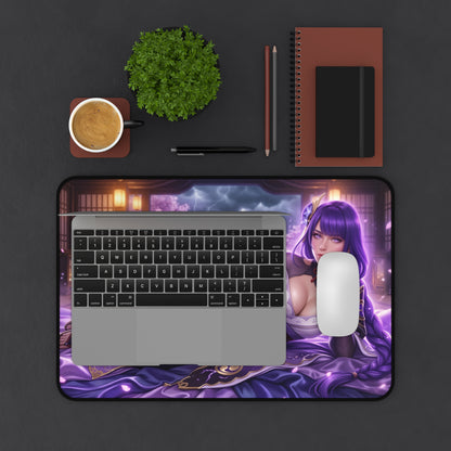 Genshin Impact Mouse Pad, Raiden Shogun Desk Mat, XXL