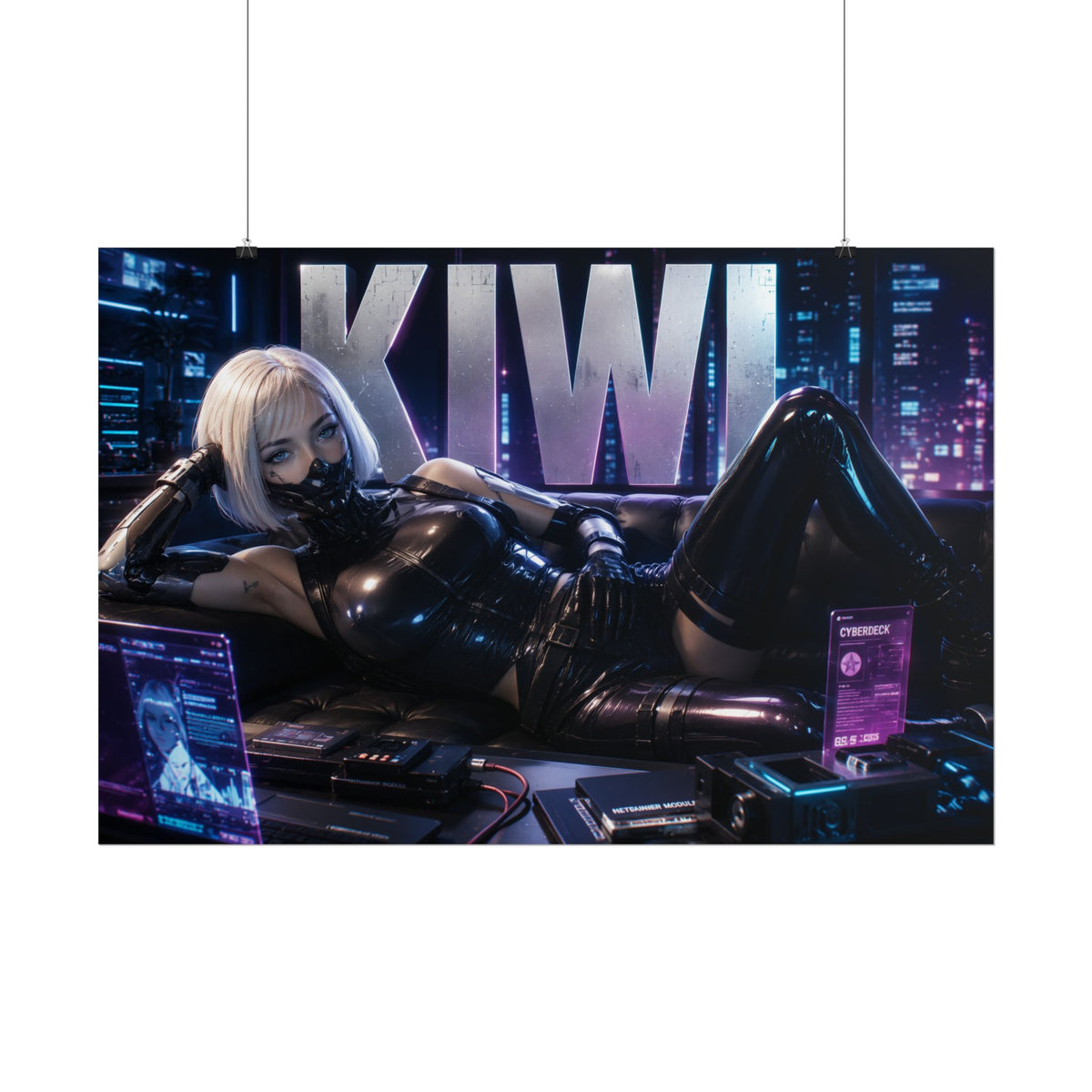 Anime Room Decor Kiwi Cyberpunk Edgerunners Poster Wall Art Character Print