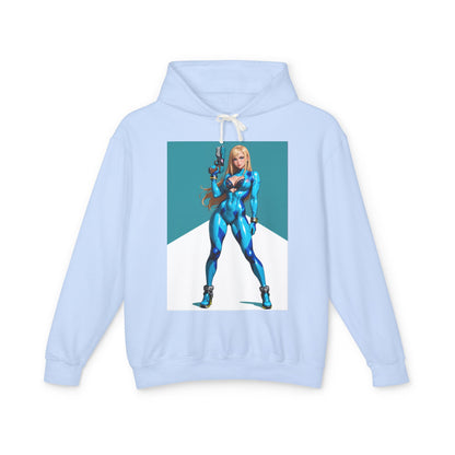 Худі Самус Аран | Худі з науково-фантастичною мисливицею | Пуловер з аніме-бронею