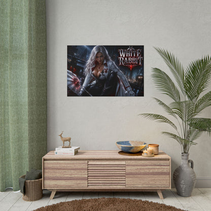 White Rabbit Comic Poster Character Wall Art Collector Room Decor Art Print