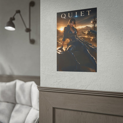 Metal Gear Solid Quiet Poster MGS Gaming Wall Art Print Decor