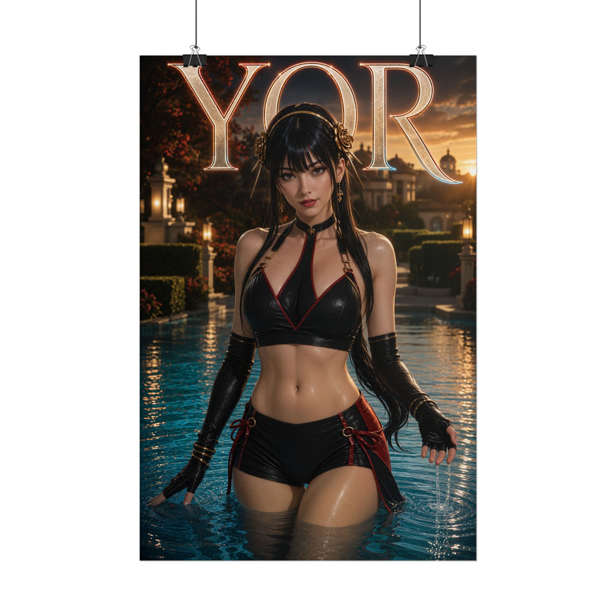 Yor Forger Spy x Family Poster Anime Wall Art Manga Style Bedroom Room Decor