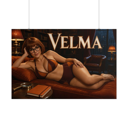 Velma Scooby Doo Cartoon Poster Character Wall Art Room Decor Collectible Print