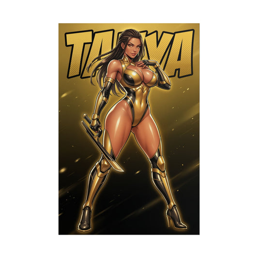 Tachy Art Print, Stellar Blade Poster, Futuristic Combat Girl Wall Art, Sci Fi Game Decor, Gamer Gift Idea
