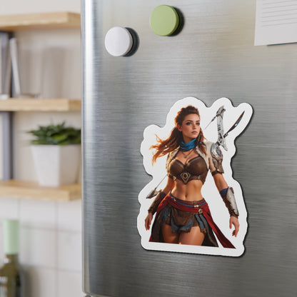 Aloy-Magnet – Horizon Gaming Kühlschrankmagnet, Fantasy-Heldin-Anime-Dekoration